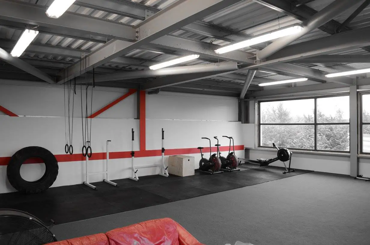 Some of the equipment inside the new gym