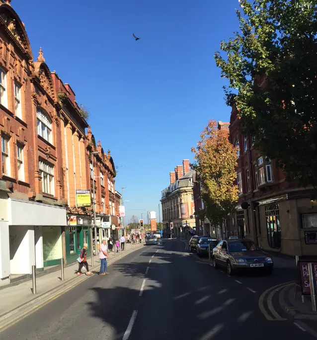 Stamford New Road in Altrincham