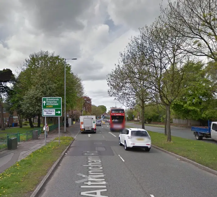 Altrincham Road in Baguley