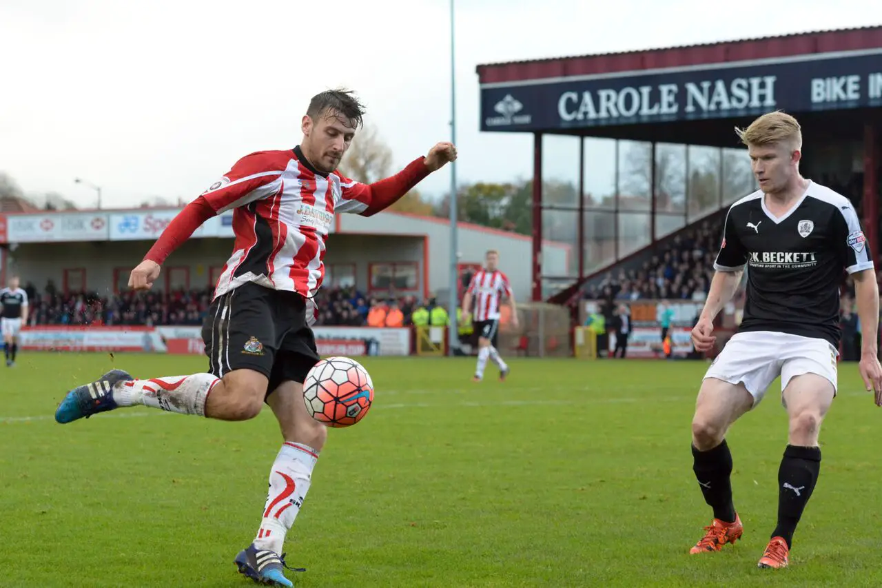 More action from the Barnsley game
