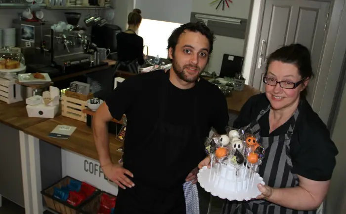 Chef Ben Limb with manager Lisa Ward