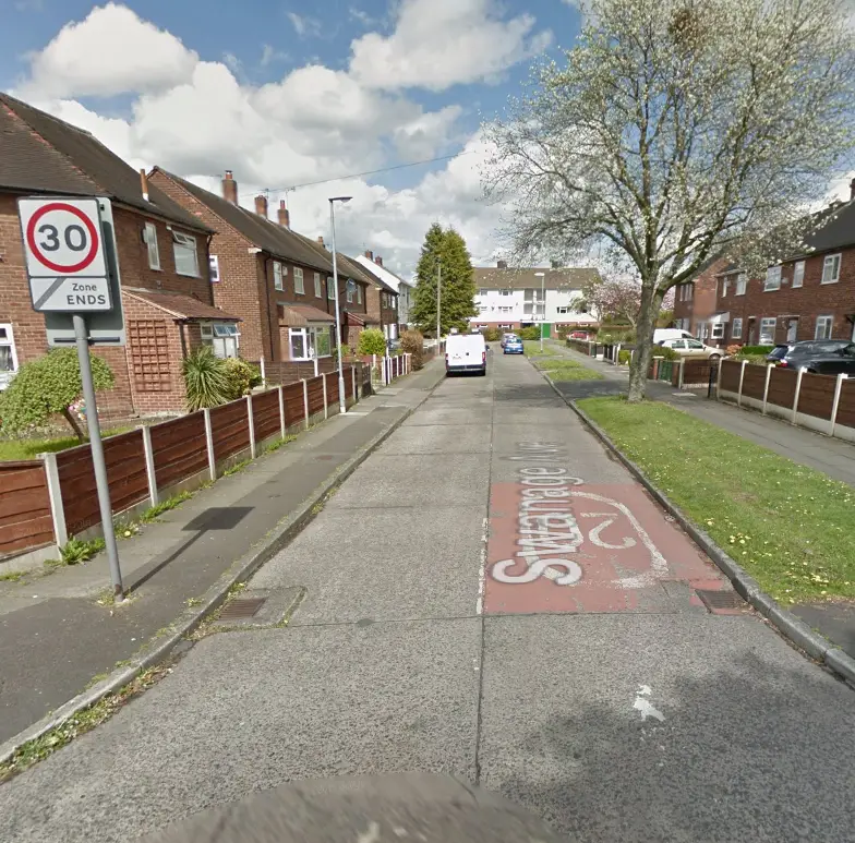 Swanage Avenue in Baguley