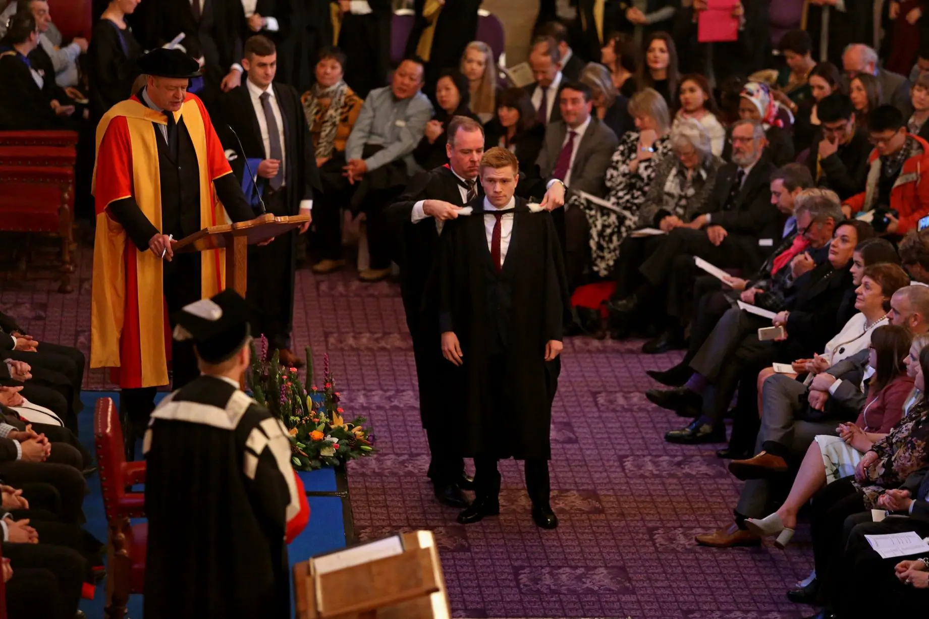Watmore waits to receive his degree today