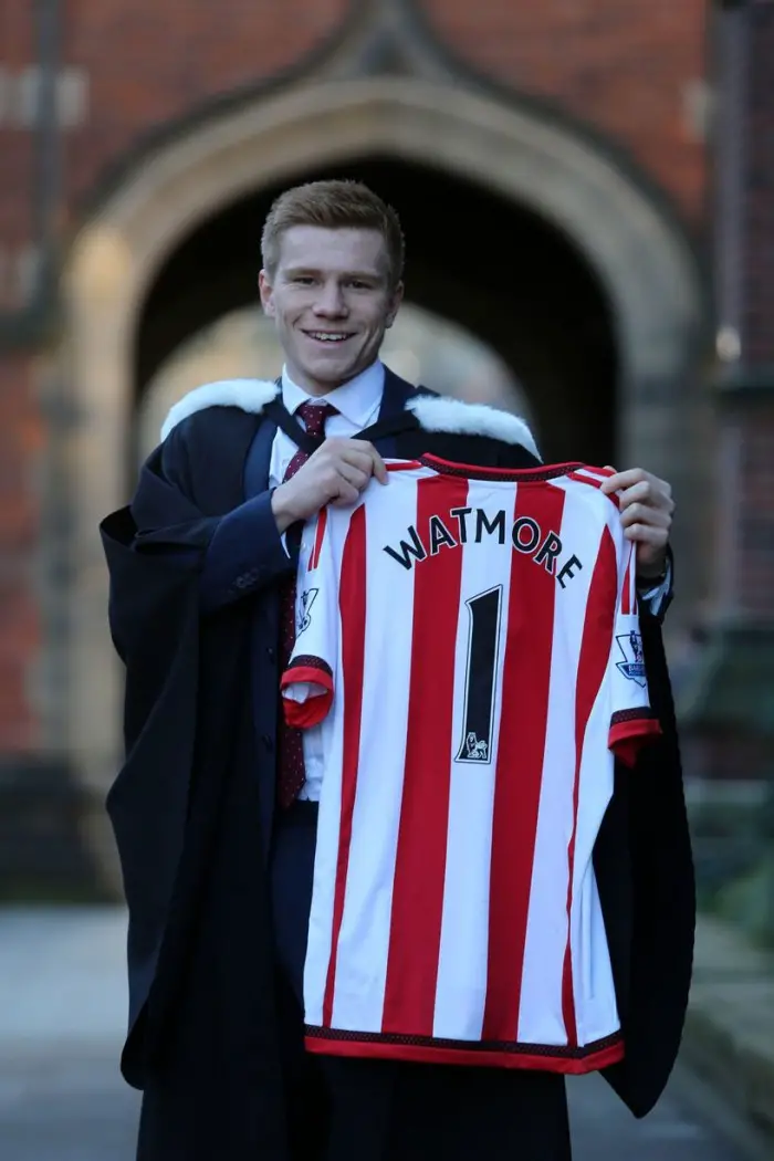 Watmore with his Sunderland shirt
