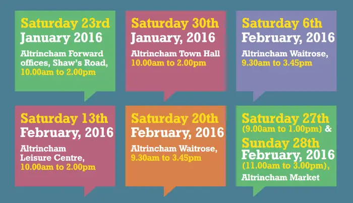 The draft plan will also be on view at the above times and places