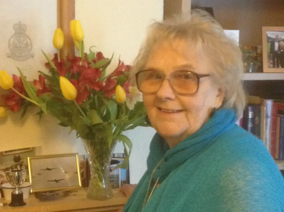 Mary Blackburn received a British Empire Medal in 2014