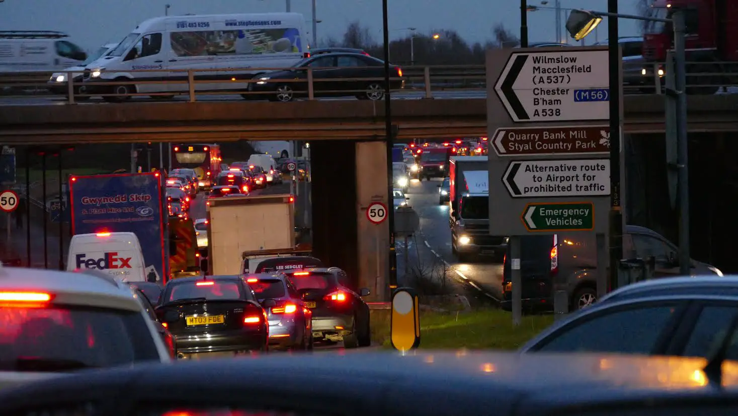 More traffic chaos today