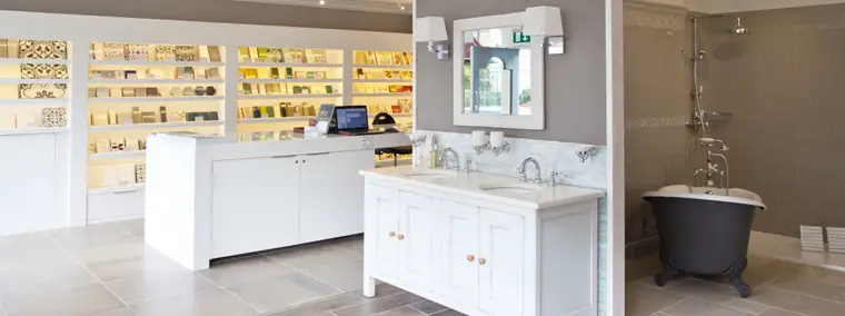 Inside a Fired Earth showroom in London