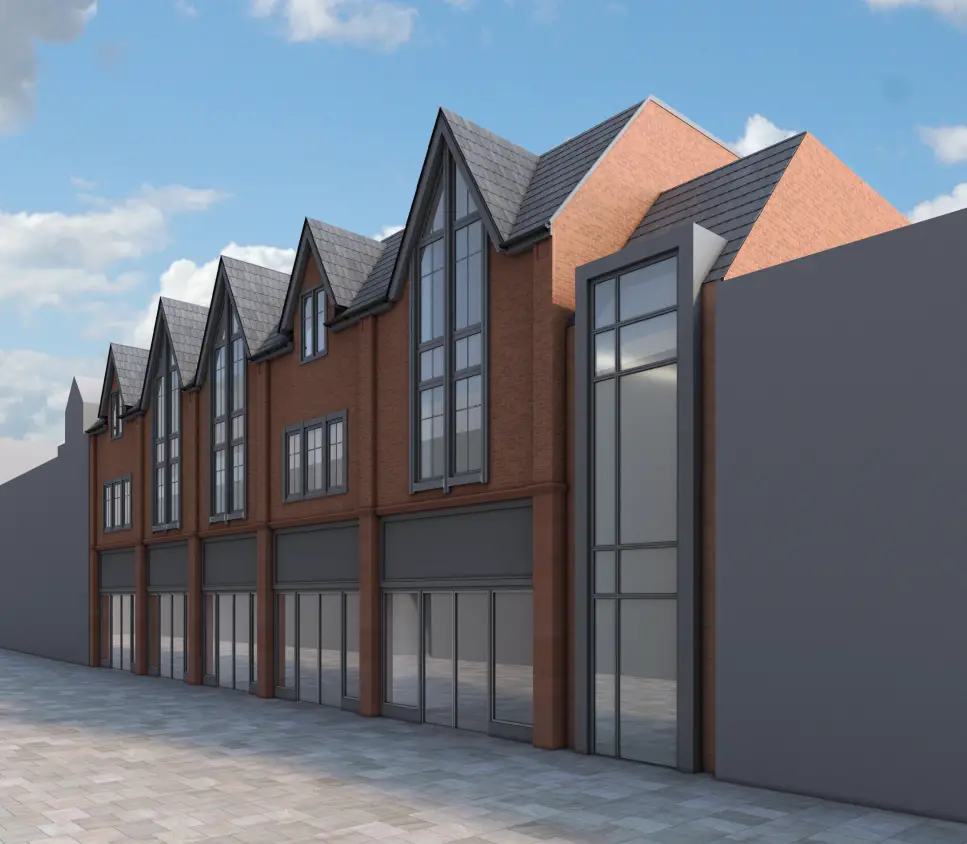 A visual of how the retail units would front onto George Street