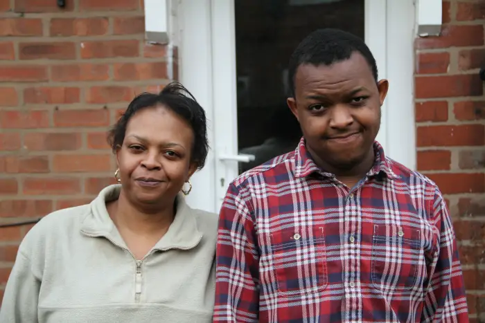 Claudette Nelson with son Taiyo