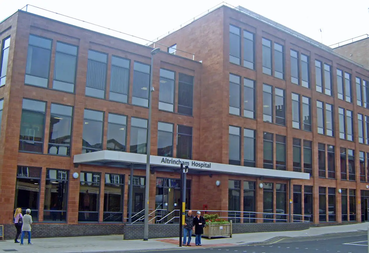 Altrincham Hospital on Railway Street