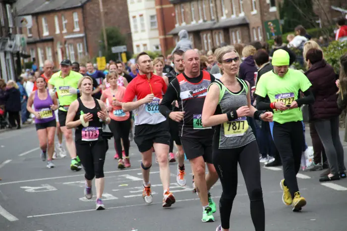 Timperley action from the 2015 Greater Manchester Marathon