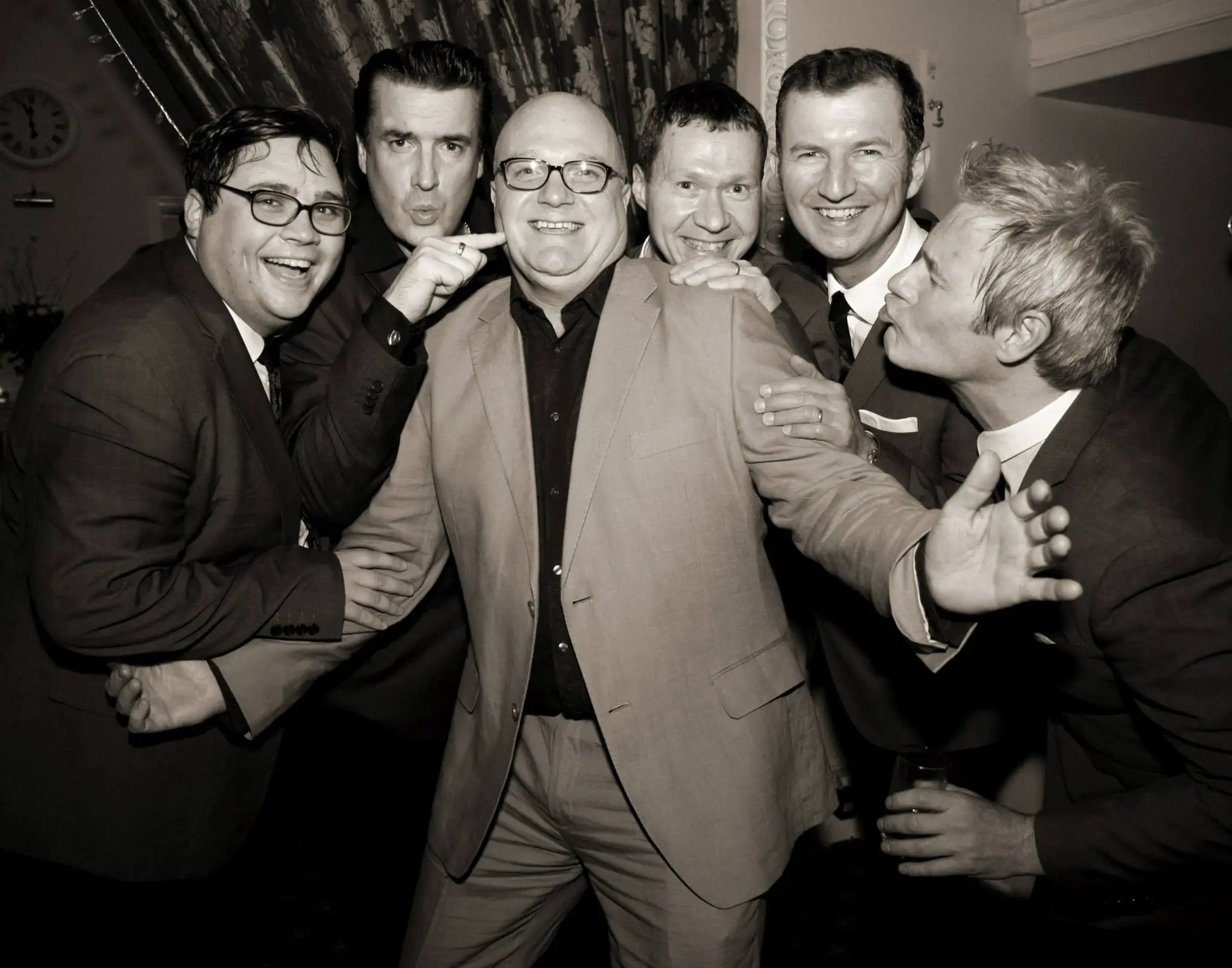 Cinnamon Club founder Neil Hughes (centre)
