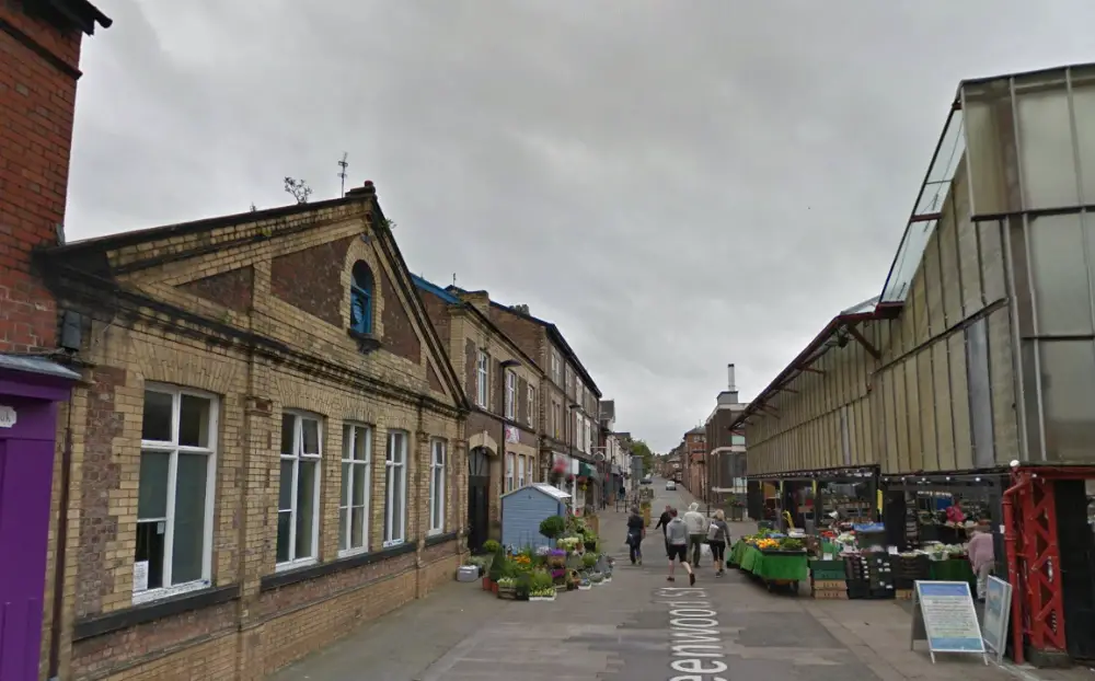 The former working men's club is just yards from Market House