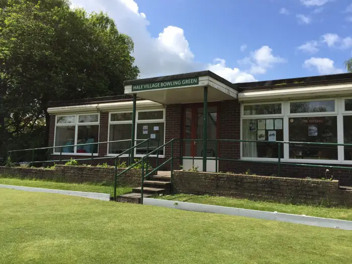Hale Bowling Club on Ashley Road, where the new hub will be built