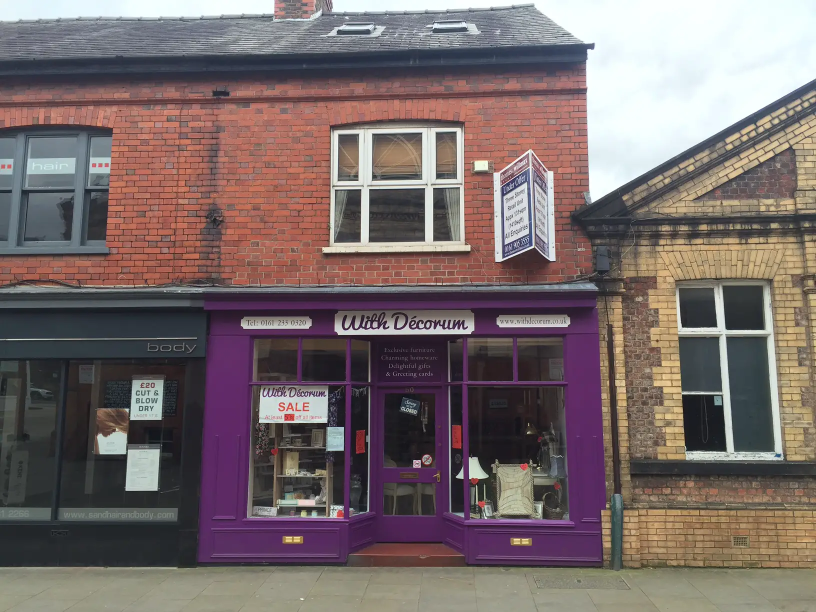 The former With Decorum unit, to be occupied by Porta