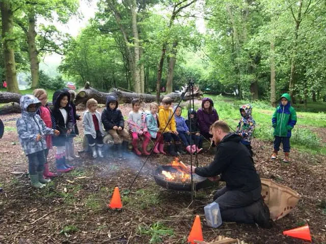 Adam during an Into The Wild workshop at Dunham Massey