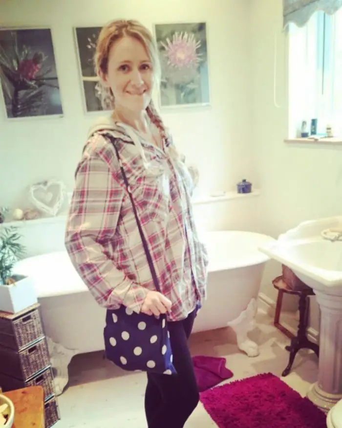 Emily, a Drain Dollies customer, after her operation