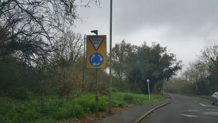 An example of an Eruv pole