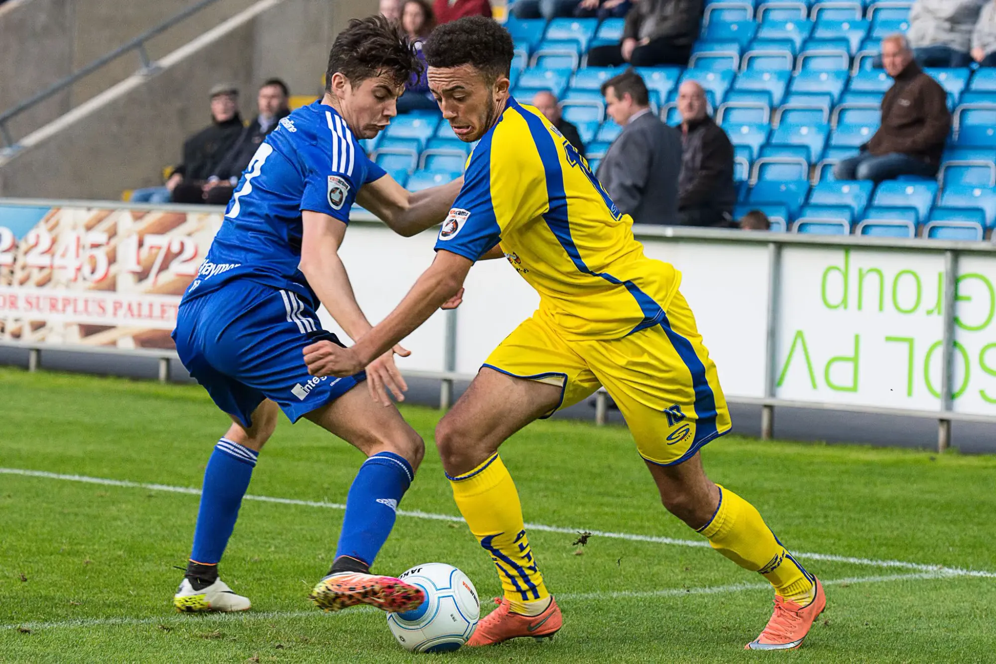 Khius Metz in action for Alty at Halifax