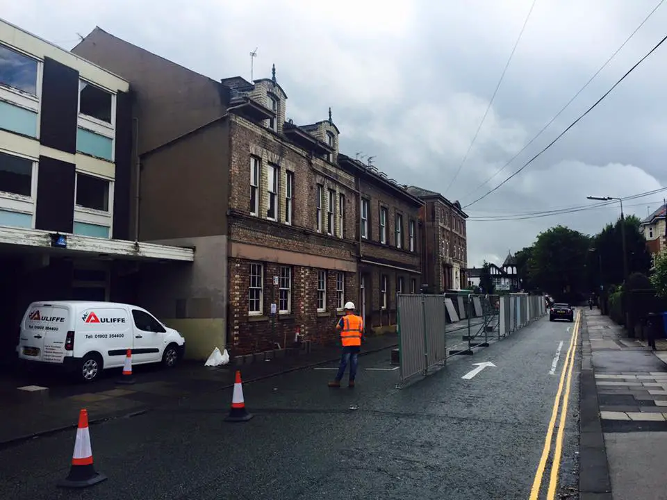 Work has begun on the new development this week