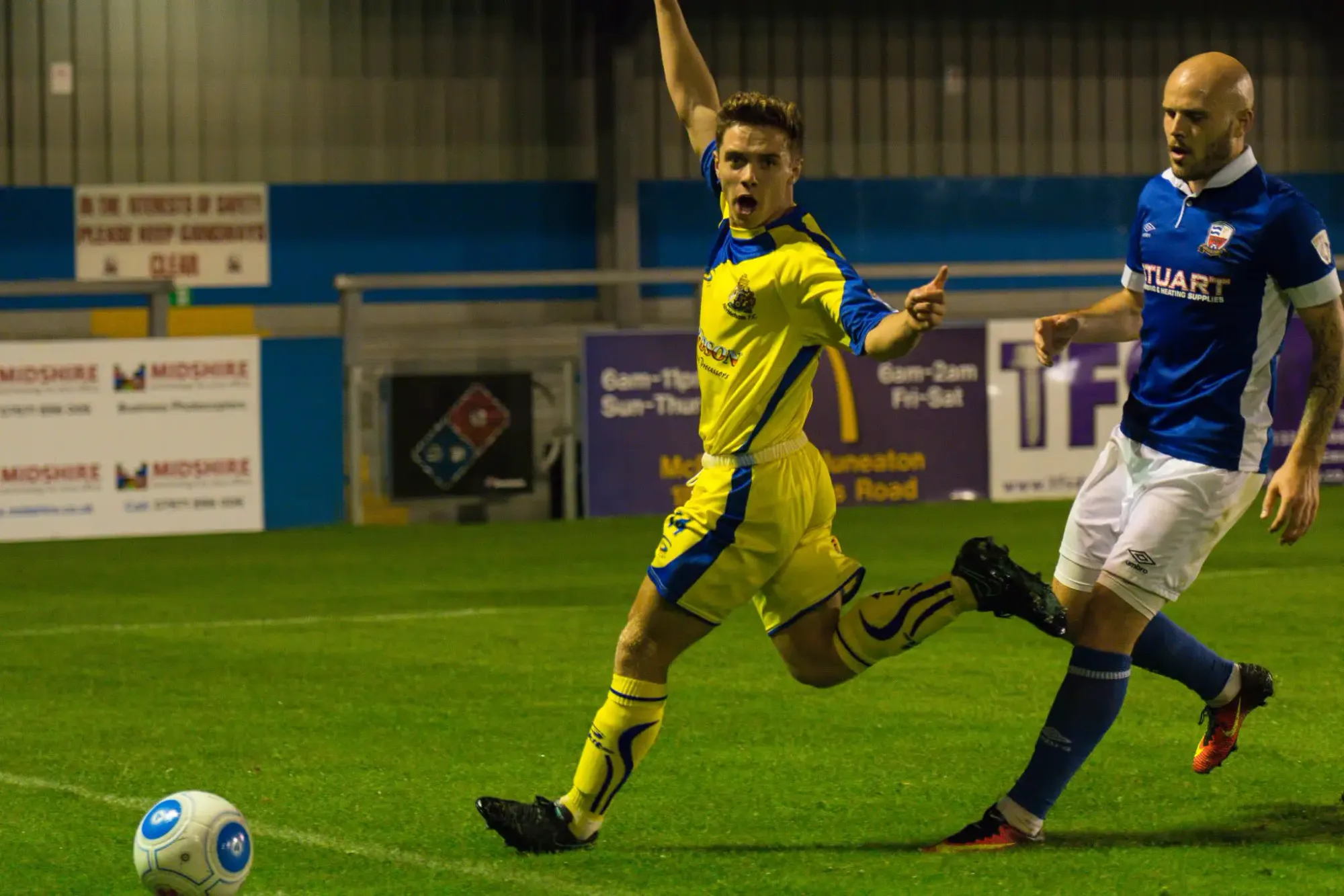 Action from Alty's defeat at Nuneaton