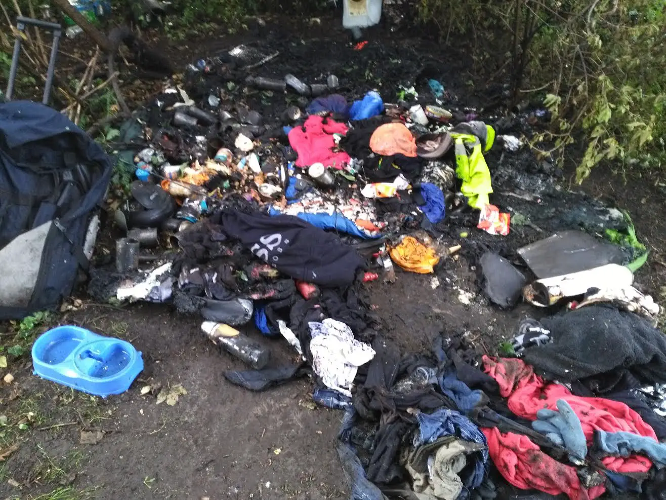 Antony's few belongings were destroyed in the fire