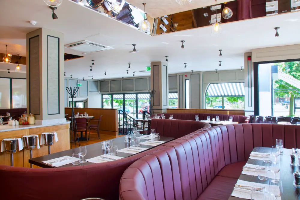 Inside a typical Côte Brasserie