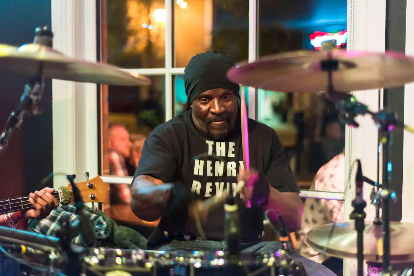 House band The Henry Revue Band in action at The Green Room