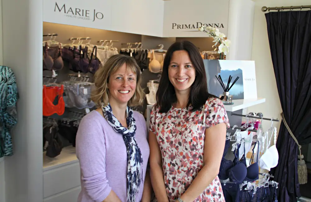See-Saw Lingerie owner Penny English (left) will be handing over the management reins to Johanna Bolhoven