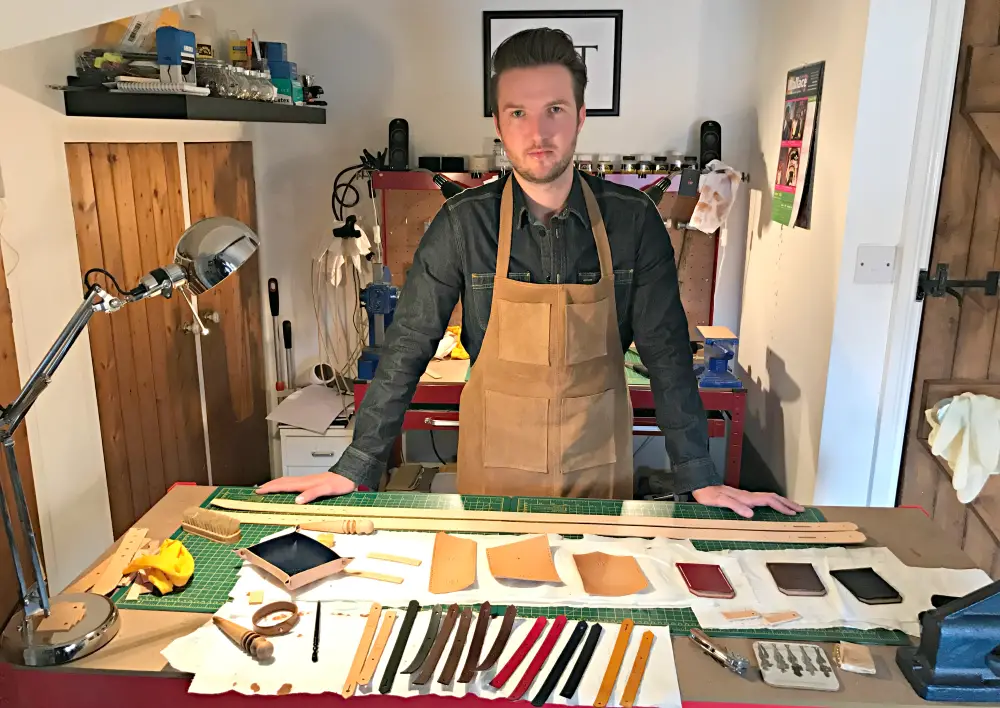 Simon Glenday in his Timperley workshop