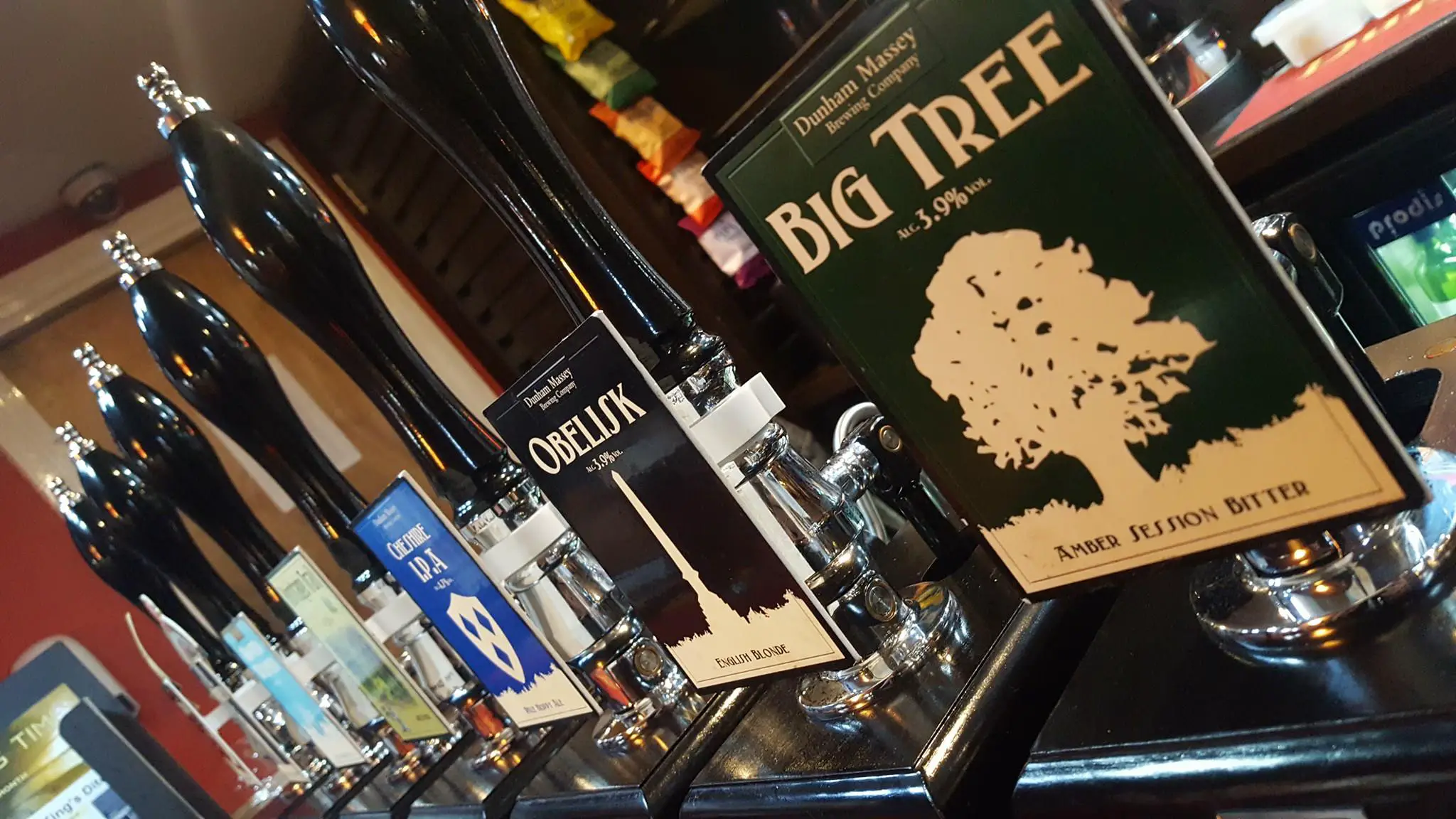 Some of the many local beers on offer at Costello's in Goose Green