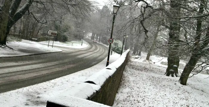 Snow in Dunham Massey