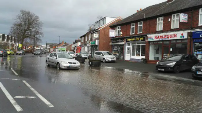 Stockport Road in Timperley village. Pic: Neil Taylor