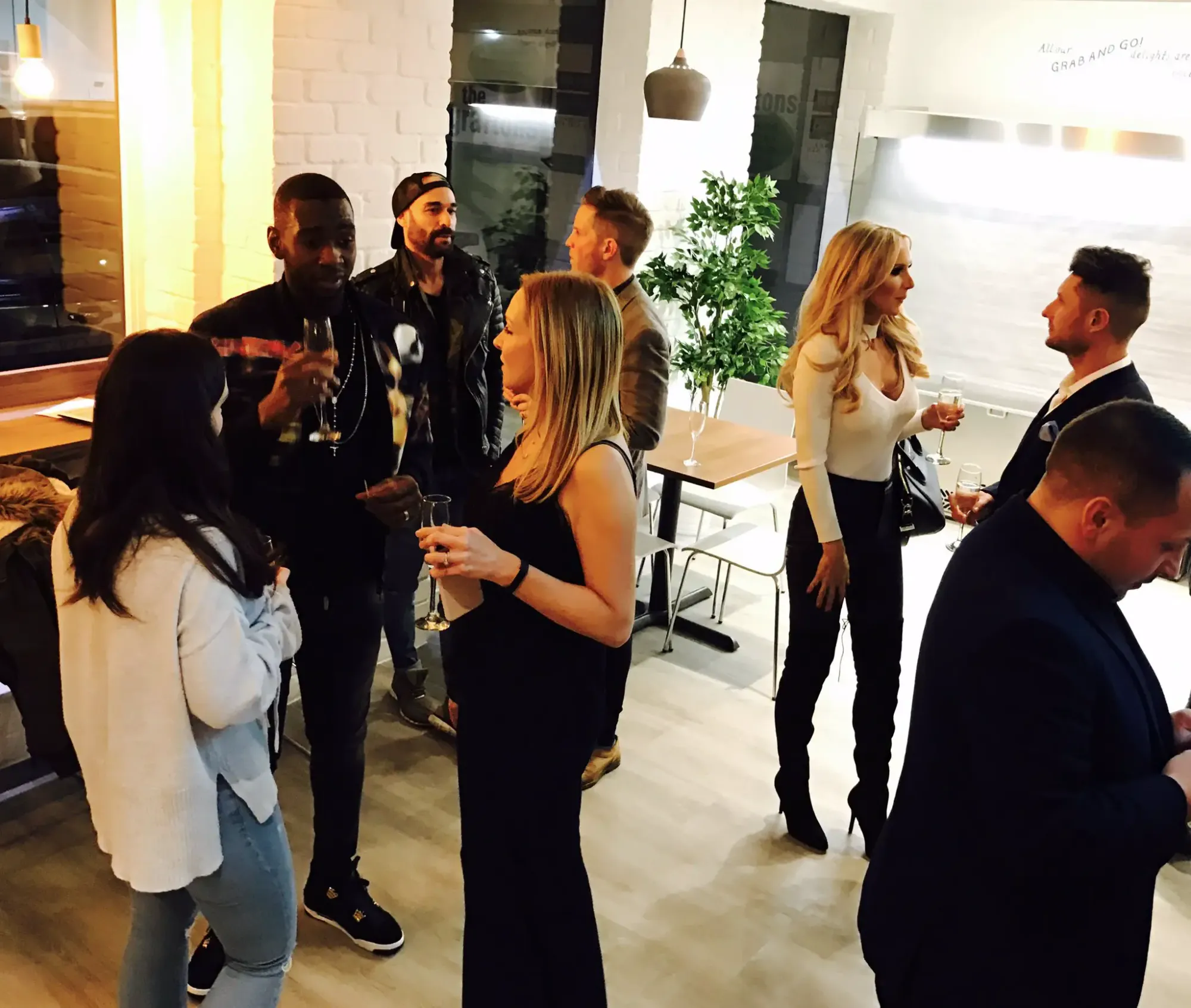 Everton star Yannick Bolasie was among the guests at the launch party for EAT:kaizen