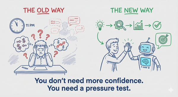 AI Generated Image: You Don’t Need More Confidence. You Need a Pressure Test.
