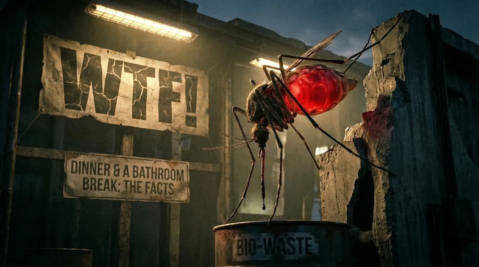 WTF: Mosquitoes - Dinner and a Bathroom Break
