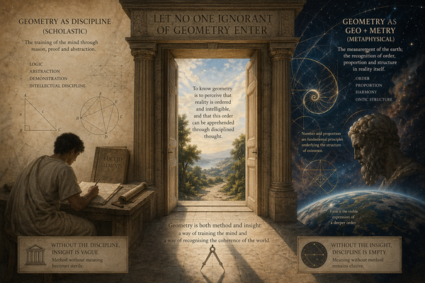 “Let No One Ignorant of Geometry Enter”