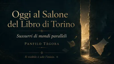 Panfilo Tàgora al Salone del Libro di Torino 2026 con Sussurri di mondi paralleli