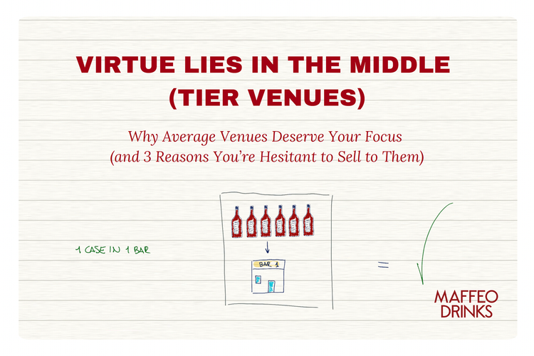 Virtue Lies in the Middle (Tier Venues): Why Average Venues Deserve Your Focus (and 3 Reasons You’re Hesitant to Sell to Them)
