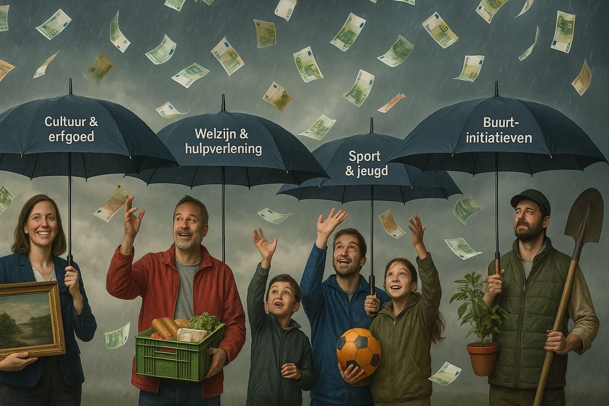 Wie ontvangt de meeste subsidies in Rhenen?