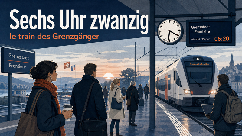 Sechs Uhr zwanzig : le train des Grenzgänger