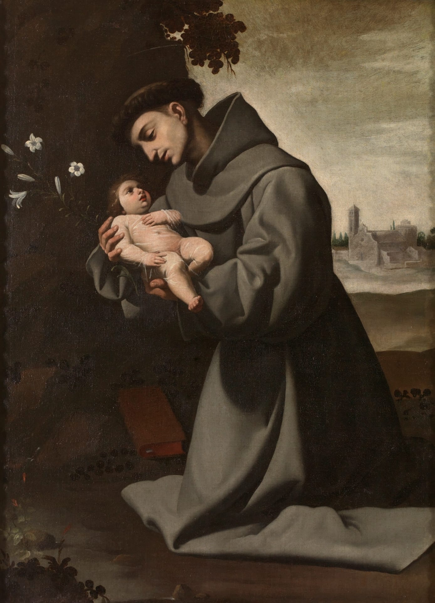 Saint Anthony of Padua, painted by Francisco de Zurbarán, circa 1630