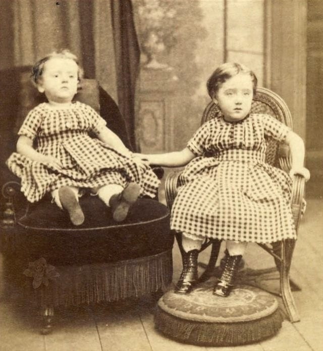 Victorian post-mortem photograph, mid-19th century — the era in which the Society for Psychical Research began systematic collection of crisis apparition accounts