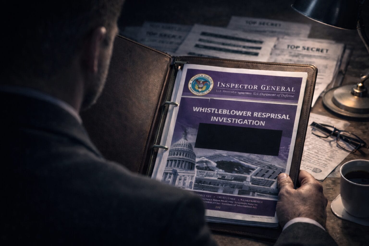 Image placeholder — DoD Inspector General / redacted document