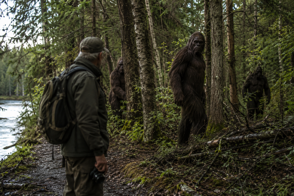 Retired Canadian Scientist Reports Encounter with Three Sasquatch near Seine River, Manitoba