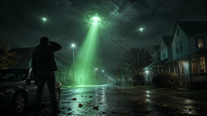 Utica UFO Encounter Involving Green Beam and Missing Time Reported in 2019