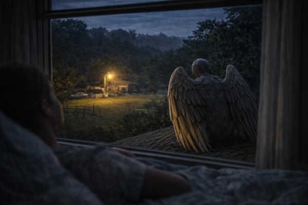 Angel-Winged Gargoyle Reported Outside Bedroom Window in Babcock, Wisconsin