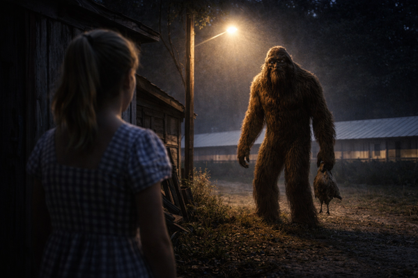 Teen Farm Girl Reports Encounter with Red-Haired Bigfoot in the Ozarks in 1973