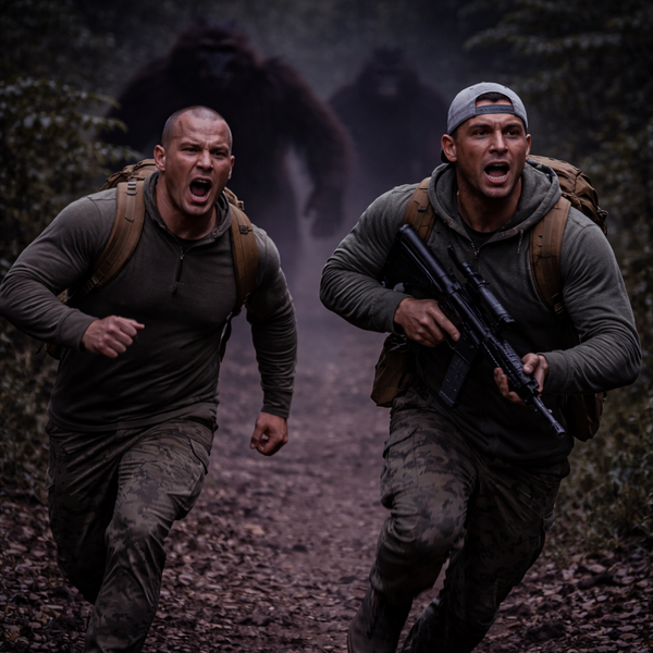 Two Massive Sasquatch Chase Away US Marine Team During Mission in California National Forest 1995